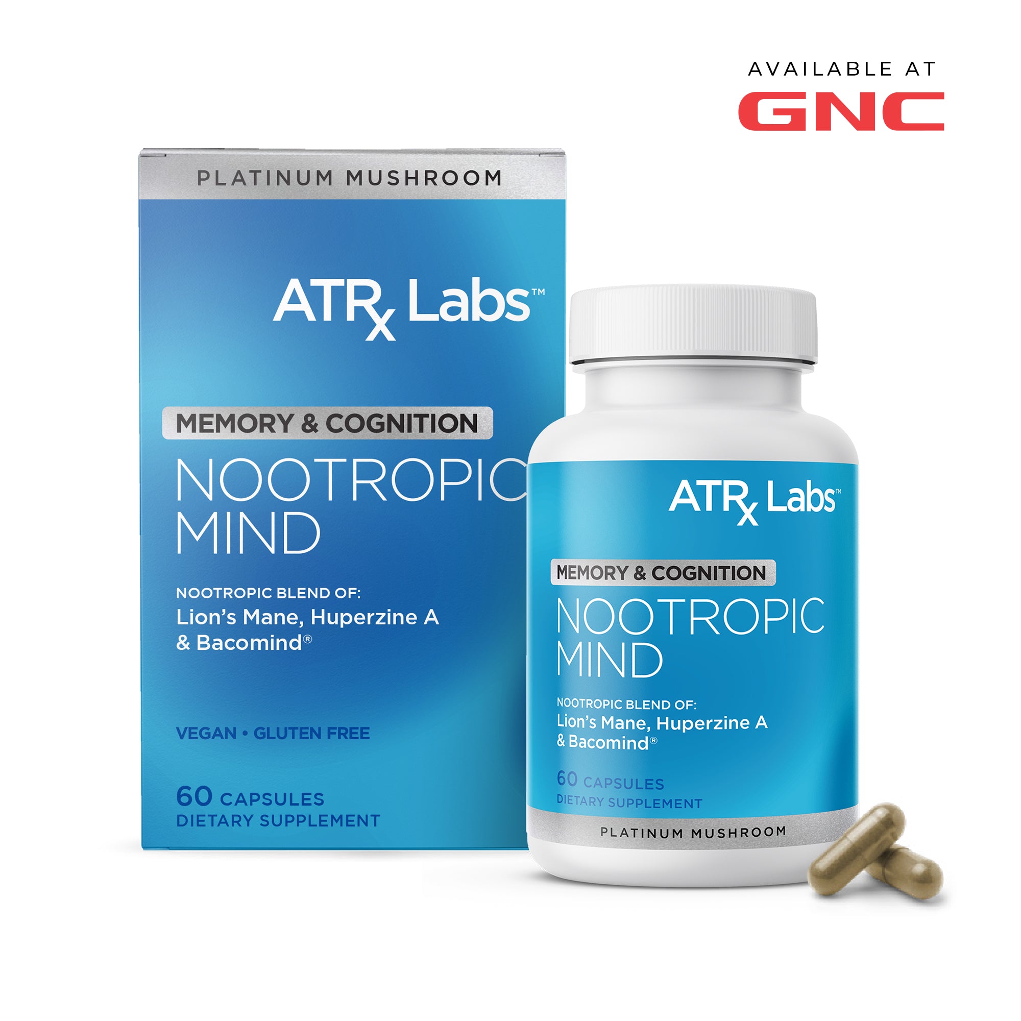 Nootropic Mind: Memory & Cognition | Natural Supplement | ATRx Labs