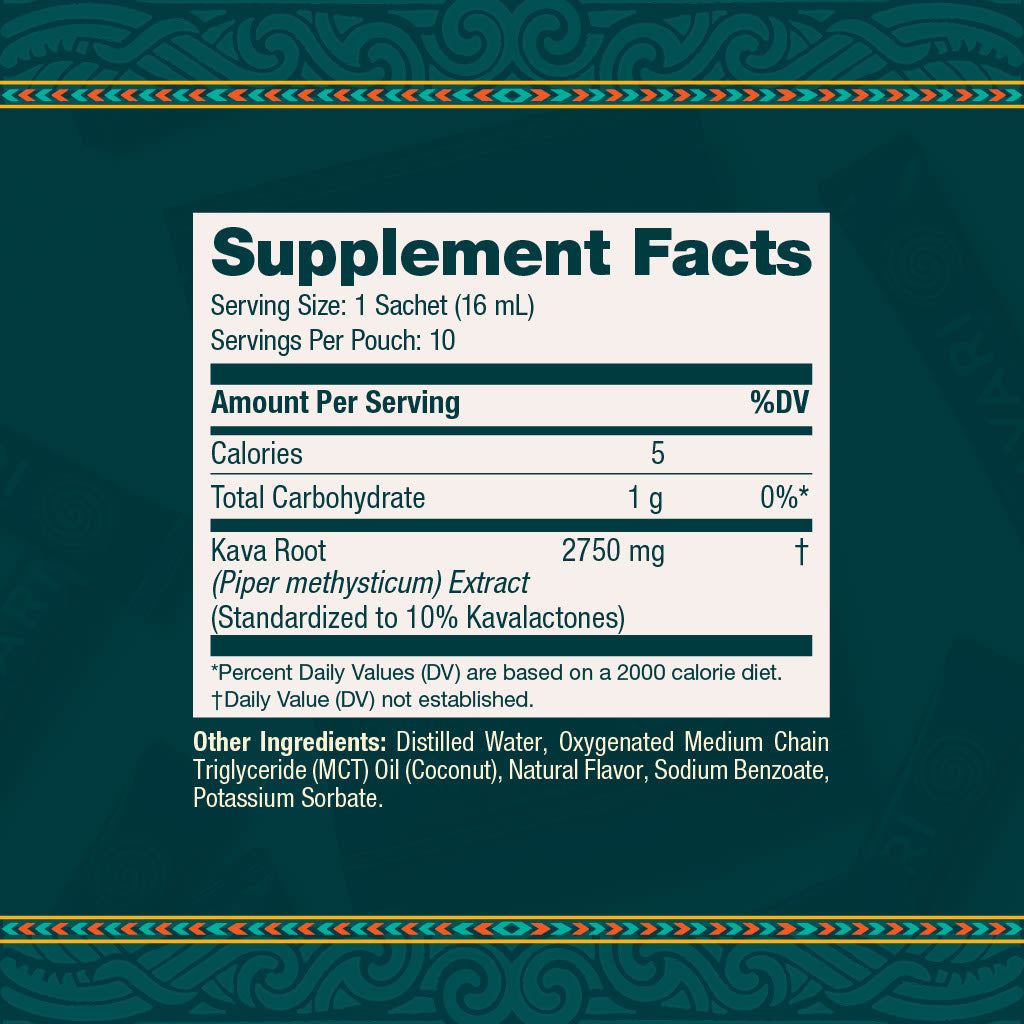 Kavari Kava Relaxation Shots (10 count)