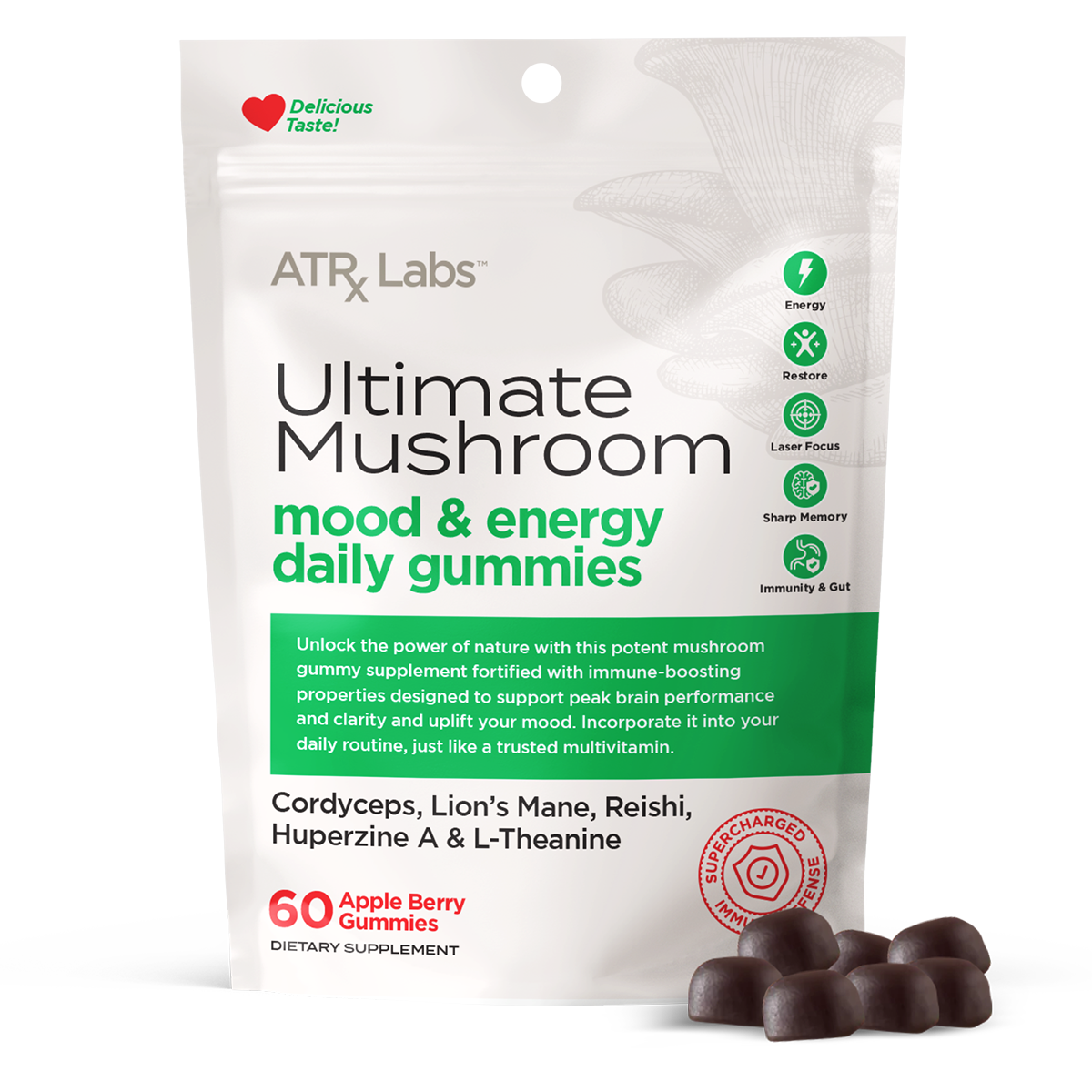 Ultimate Mushroom Daily Gummies